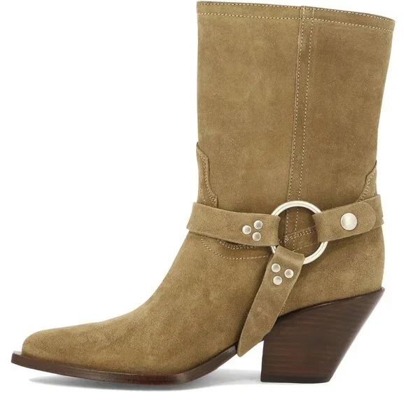 Sonora Atoka Belt Ankle Boots IT 40 Women